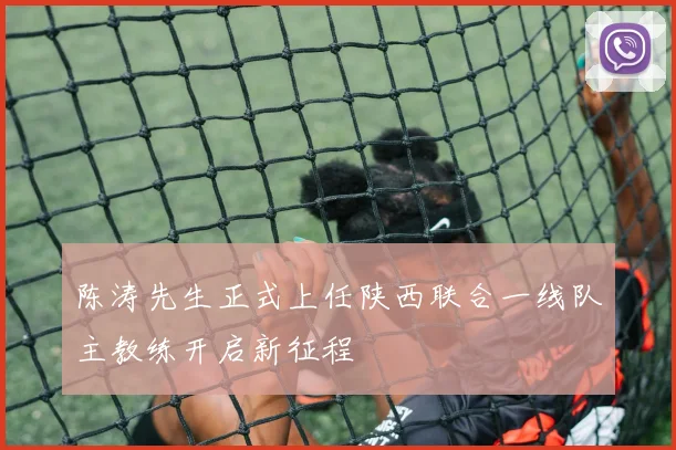 陈涛先生正式上任陕西联合一线队主教练开启新征程